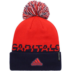 Washington Capitals adidas COLD.RDY Cuffed Knit Hat with Pom