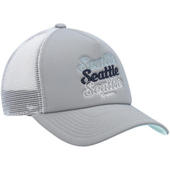 Seattle Kraken adidas Women's Foam Trucker Snapback Hat