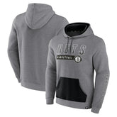 Brooklyn Nets Off The Bench Color Block Pullover Hoodie - Heathered Gray | Fanatics shop