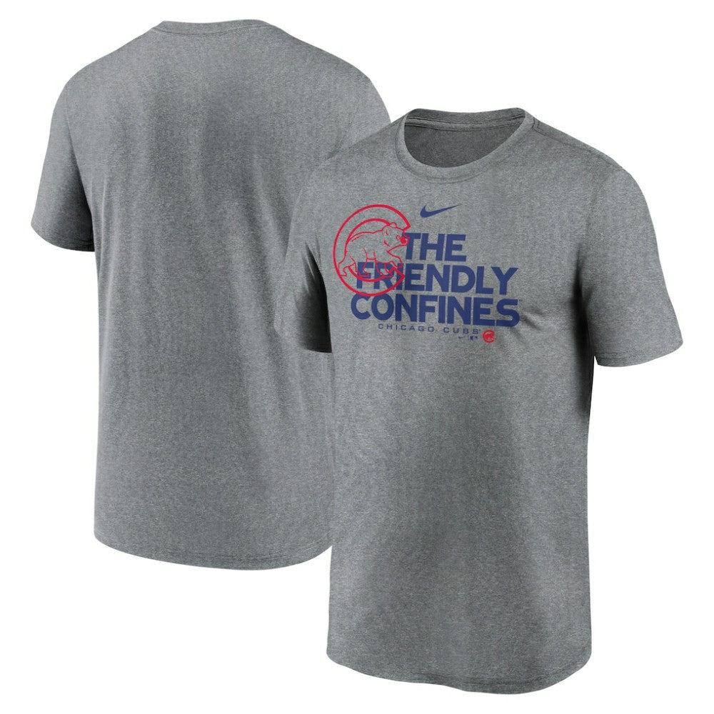 Chicago Cubs Local Rep Legend Performance T-Shirt - Heathered Charcoal | Nike