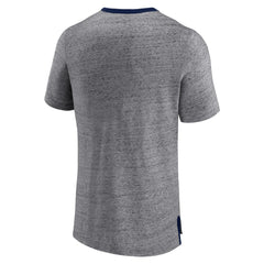 Minnesota Twins Iconic Team Element Speckled Ringer T-Shirt - Heathered Gray