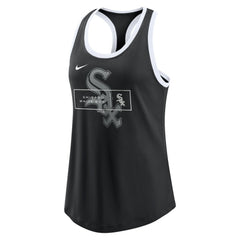 Chicago White Sox Women's X-Ray Racerback Performance Tank Top - Black | Nike