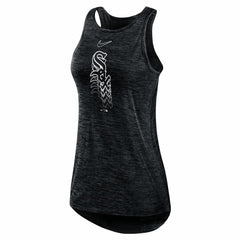 Chicago White Sox Women's Logo Fade High Neck Performance Tank Top - Black | Nike