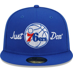 Philadelphia 76ers x Just Don 59FIFTY Fitted Hat - Royal | New Era shop