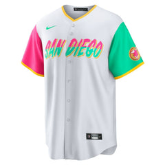 Manny Machado San Diego Padres City Connect Replica Player Jersey - White | Nike
