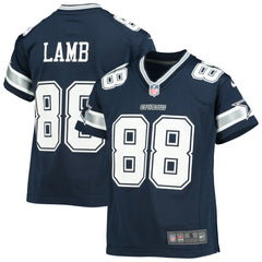 NFL Dallas Cowboys CeeDee Lamb Youth Player Game Jersey