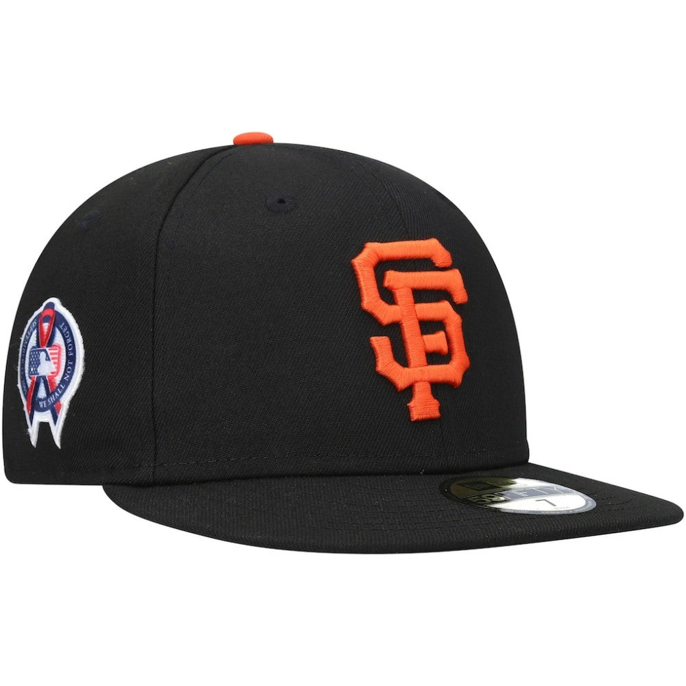 San Francisco Giants 9/11 Memorial Side Patch 59FIFTY Fitted Hat - Black | New Era