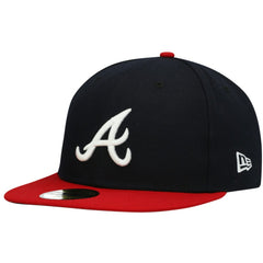 Atlanta Braves 9/11 Memorial Side Patch 59FIFTY Fitted Hat - Navy | New Era