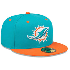 NFL Miami Dolphins Flipside 2Tone 59FIFTY Fitted Hat