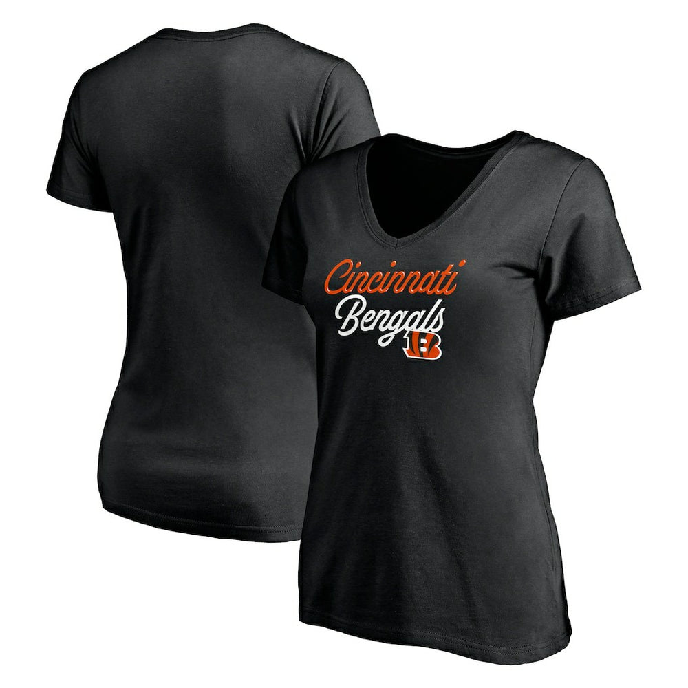 NFL Cincinnati Bengals Women's Long Stride V-Neck T-Shirt