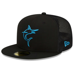 Miami Marlins 2023 Batting Practice 59FIFTY Fitted Hat - Black | New Era