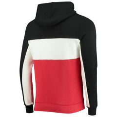 Toronto Raptors Junk Food Wordmark Colorblock Fleece Pullover Hoodie - Black/White cheap