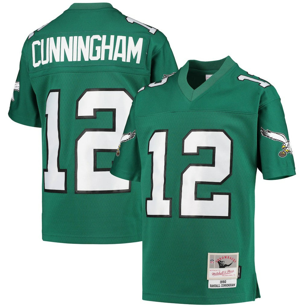 NFL Philadelphia Eagles Randall Cunningham Youth 1990 Retired Player Legacy Jersey