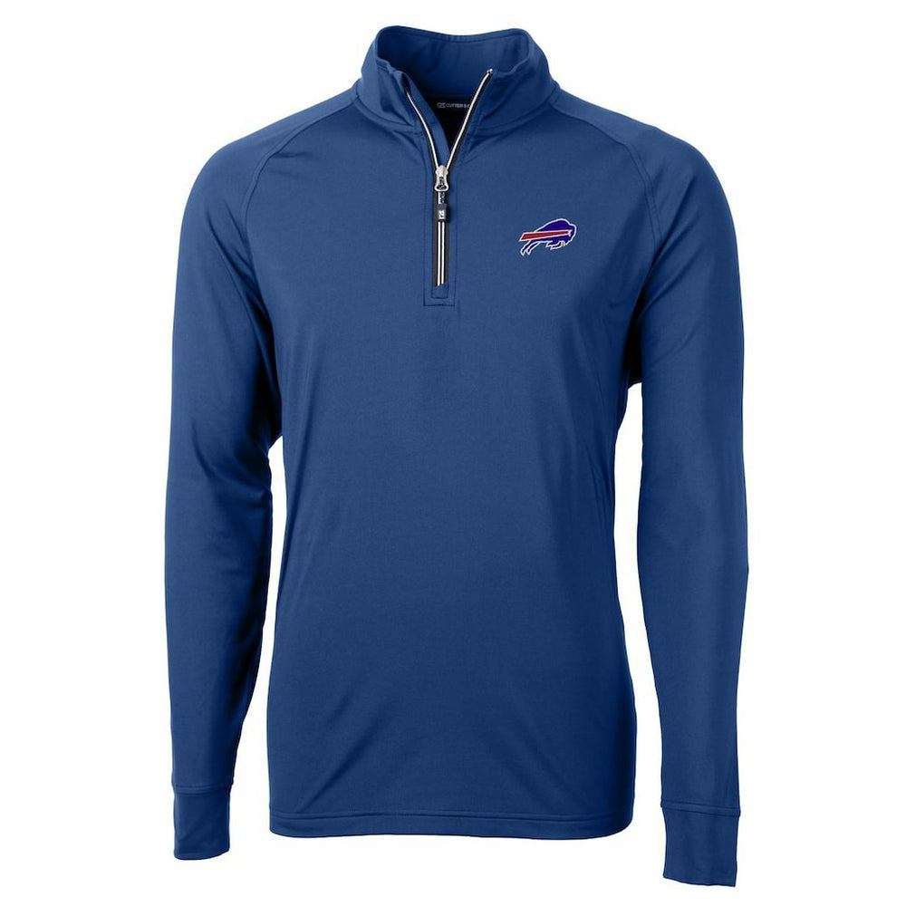 NFL Buffalo Bills Cutter & Buck Adapt Eco Knit Quarter-Zip Pullover Jacket