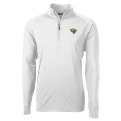 NFL Jacksonville Jaguars Cutter & Buck Adapt Eco Knit Quarter-Zip Pullover Jacket