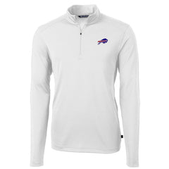 NFL Buffalo Bills Cutter & Buck Virtue Eco Pique Recycled Quarter-Zip Pullover Jacket