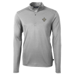 NFL New Orleans Saints Cutter & Buck Virtue Eco Pique Recycled Quarter-Zip Pullover Jacket