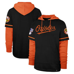 Baltimore Orioles Trifecta Shortstop Pullover Hoodie - Black | 47 brand