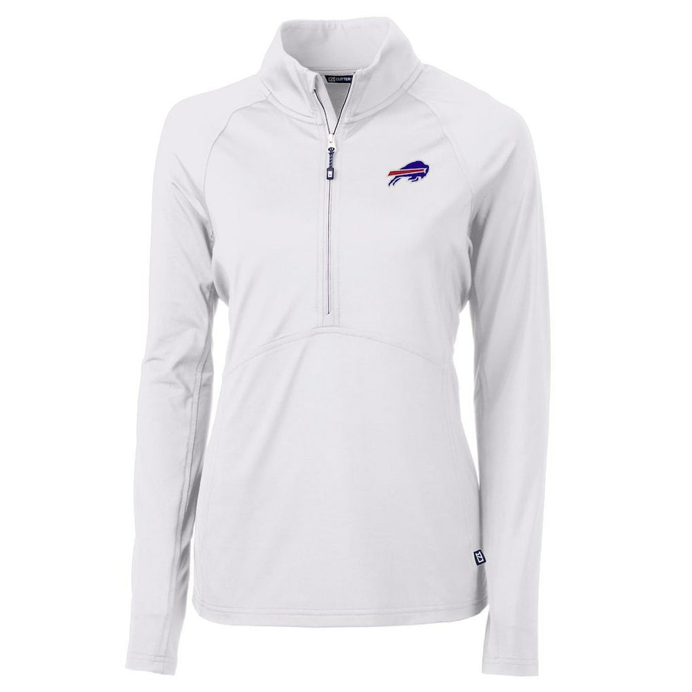 NFL Buffalo Bills Cutter & Buck Women's Adapt Eco Knit Half-Zip Pullover Jacket