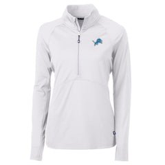 NFL Detroit Lions Cutter & Buck Women's Adapt Eco Knit Half-Zip Pullover Jacket