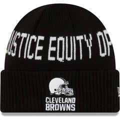 NFL Cleveland Browns Team Social Justice Cuffed Knit Hat