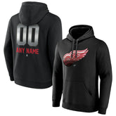 Detroit Red Wings Personalized Midnight Mascot Logo Pullover Hoodie