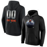 Edmonton Oilers Personalized Midnight Mascot Logo Pullover Hoodie