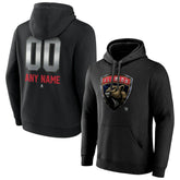 Florida Panthers Personalized Midnight Mascot Logo Pullover Hoodie