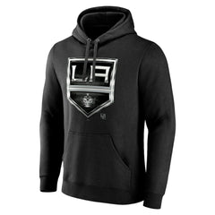 Los Angeles Kings Personalized Midnight Mascot Logo Pullover Hoodie