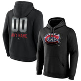 Montreal Canadiens Personalized Midnight Mascot Logo Pullover Hoodie