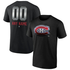 Montreal Canadiens Personalized Midnight Mascot Logo T-Shirt