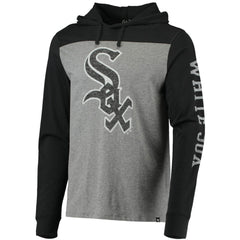 Chicago White Sox Franklin Wooster Pullover Hoodie - Heathered Gray/Black | 47 brand