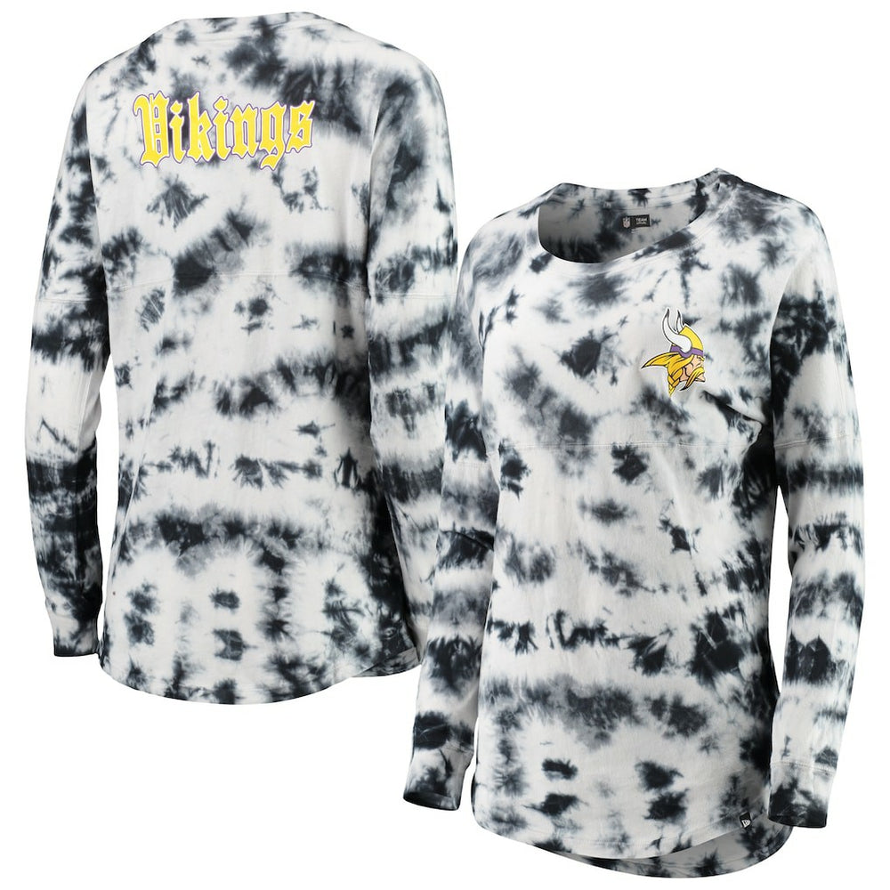 NFL Minnesota Vikings Women's Tie-Dye Long Sleeve T-Shirt