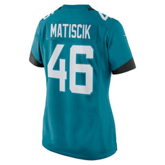 NFL Jacksonville Jaguars Ross Matiscik Women's Game Jersey