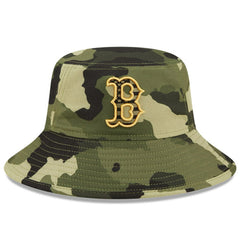 Boston Red Sox 2022 Armed Forces Day Bucket Hat - Camo | New Era