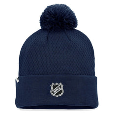 Seattle Kraken Fanatics Women's Authentic Pro Road Cuffed Knit Hat with Pom