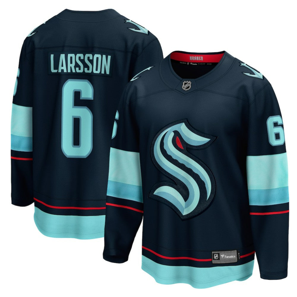 Adam Larsson Seattle Kraken Fanatics Home Breakaway Player Jersey