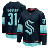 Philipp Grubauer Seattle Kraken Fanatics Home Breakaway Player Jersey