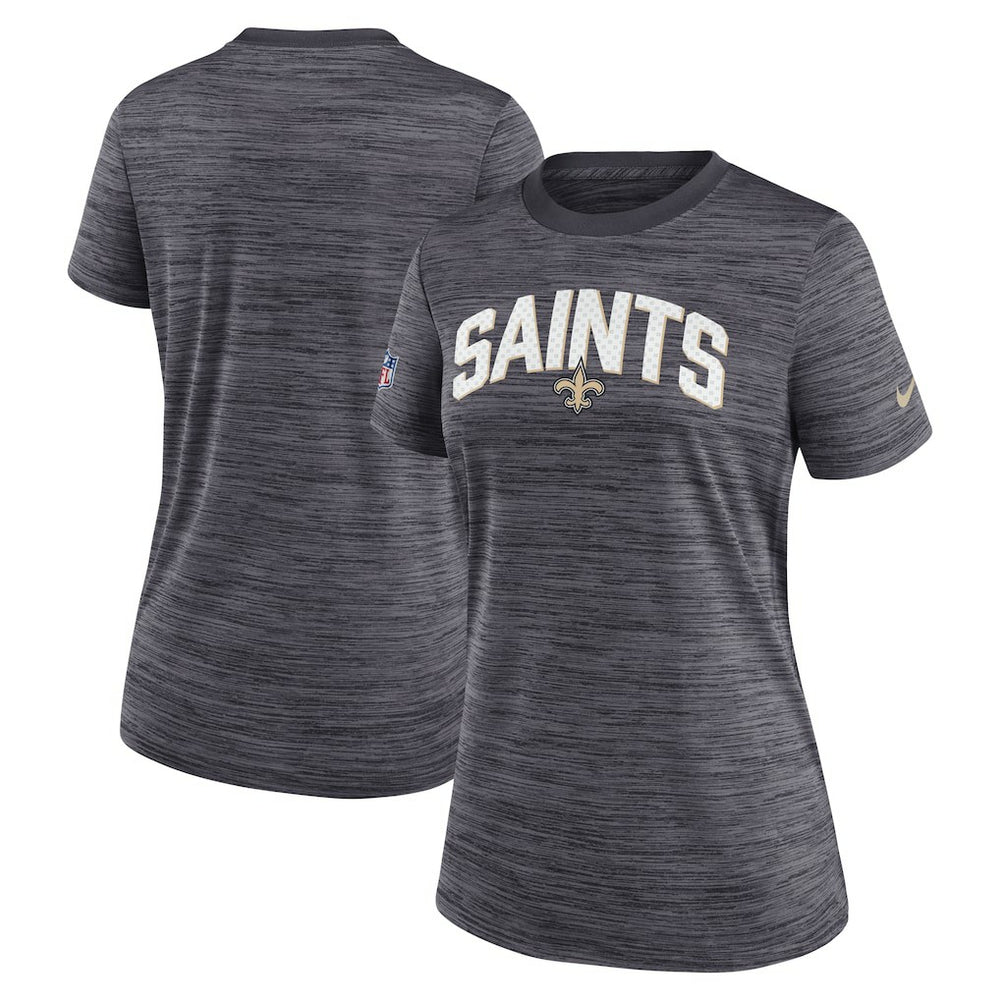 NFL New Orleans Saints Women's Sideline Velocity Lockup Performance T-Shirt