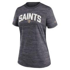 NFL New Orleans Saints Women's Sideline Velocity Lockup Performance T-Shirt
