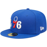 Philadelphia 76ers 3x NBA Finals Champions Crown 59FIFTY Fitted Hat - Royal | New Era on sale