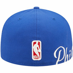 Philadelphia 76ers Side Split 59FIFTY Fitted Hat - Royal | New Era outlet