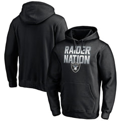 NFL Las Vegas Raiders Hometown Collection Raider Nation Fitted Pullover Hoodie
