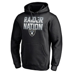 NFL Las Vegas Raiders Hometown Collection Raider Nation Fitted Pullover Hoodie