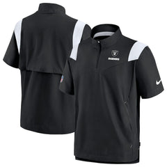 NFL Las Vegas Raiders Sideline Coaches Chevron Lockup Pullover Top