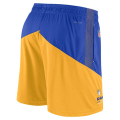 NFL Los Angeles Rams Sideline Primary Lockup Performance Shorts