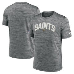 NFL New Orleans Saints Sideline Velocity Athletic Stack Performance T-Shirt