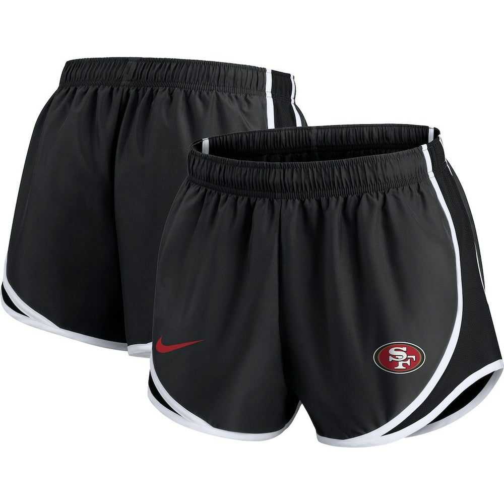 NFL San Francisco 49ers Women's Plus Size Logo Performance Tempo Shorts