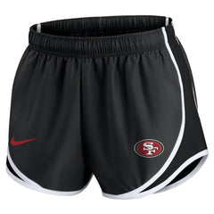 NFL San Francisco 49ers Women's Plus Size Logo Performance Tempo Shorts