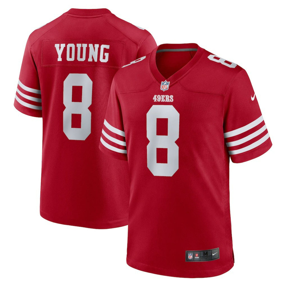 NFL San Francisco 49ers Steve Young Retired Game Player Jersey